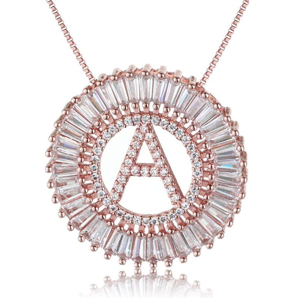 Alphabet Necklaces Charms Women Initial AZ